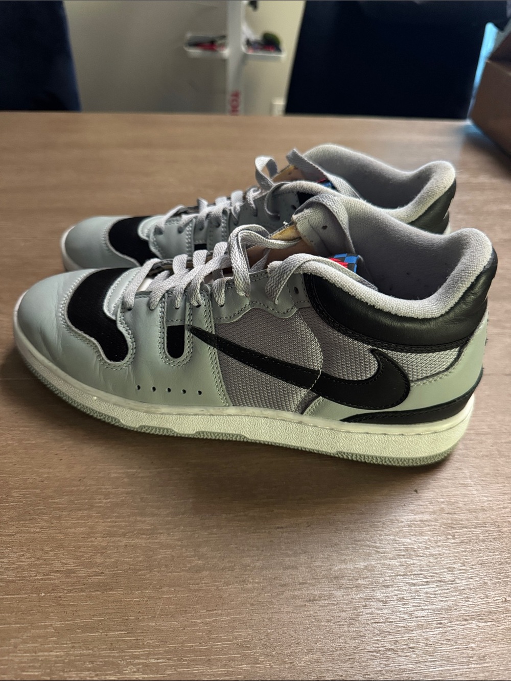 Nike Mac Attack Cactus Jack Men's Gray and Black 10.5